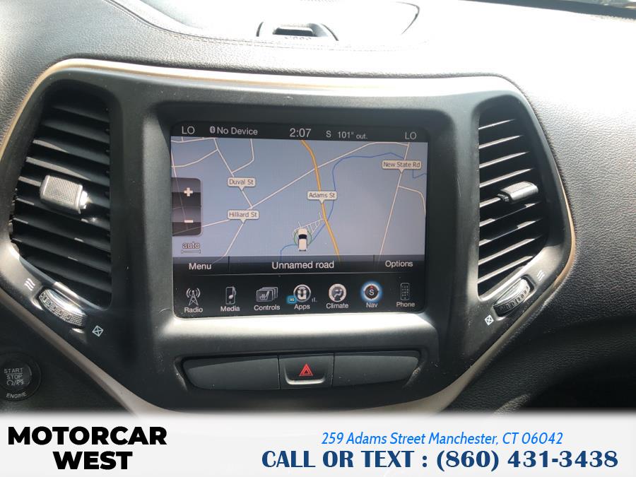 Used Jeep Cherokee 4WD 4dr Limited 2015 | Motorcar West. Manchester, Connecticut Used Jeep Cherokee 4WD 4dr Limited 2015 | Motorcar West. Manchester, Connecticut