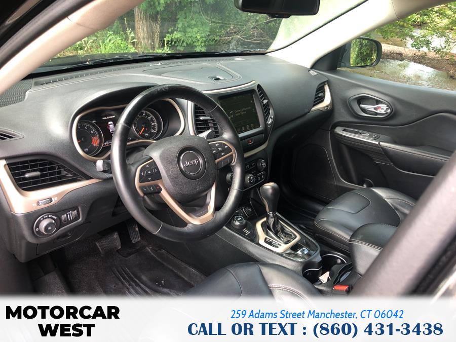 Used Jeep Cherokee 4WD 4dr Limited 2015 | Motorcar West. Manchester, Connecticut Used Jeep Cherokee 4WD 4dr Limited 2015 | Motorcar West. Manchester, Connecticut