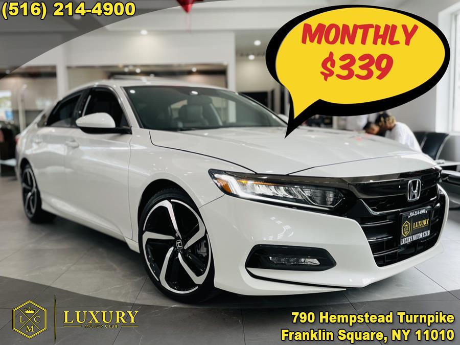 2018 Honda Accord Sedan Sport 2.0T Auto, available for sale in Franklin Square, New York | Luxury Motor Club. Franklin Square, New York