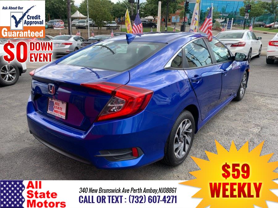 2018 Honda Civic Sedan EX CVT w/Honda Sensing, available for sale in Perth Amboy, New Jersey | All State Motor Inc. Perth Amboy, New Jersey 2018 Honda Civic Sedan EX CVT w/Honda Sensing, available for sale in Perth Amboy, New Jersey | All State Motor Inc. Perth Amboy, New Jersey