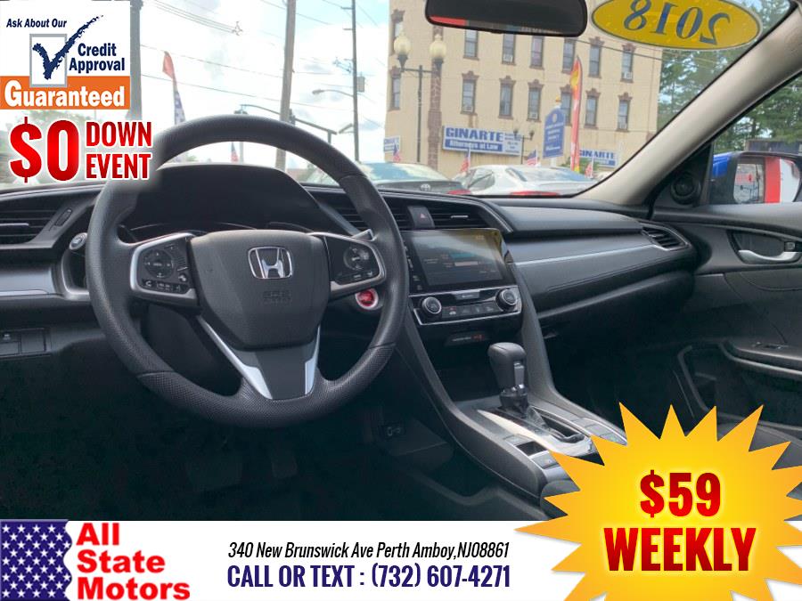 2018 Honda Civic Sedan EX CVT w/Honda Sensing, available for sale in Perth Amboy, New Jersey | All State Motor Inc. Perth Amboy, New Jersey 2018 Honda Civic Sedan EX CVT w/Honda Sensing, available for sale in Perth Amboy, New Jersey | All State Motor Inc. Perth Amboy, New Jersey