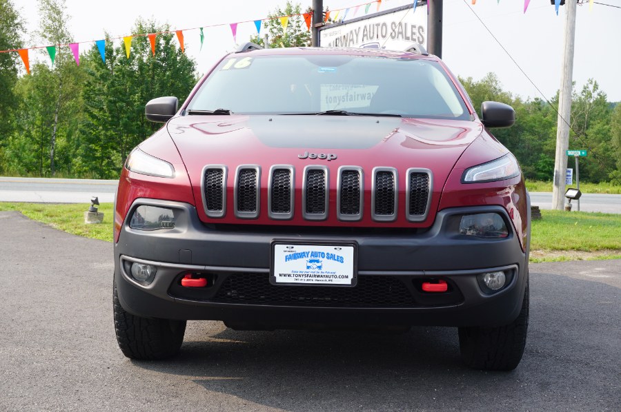 2016 Jeep Cherokee 4WD 4dr Trailhawk, available for sale in Hancock, Maine | Fairway Auto Sales. Hancock, Maine 2016 Jeep Cherokee 4WD 4dr Trailhawk, available for sale in Hancock, Maine | Fairway Auto Sales. Hancock, Maine