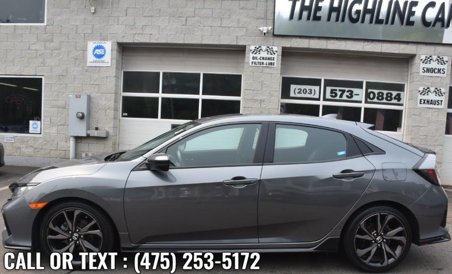 Used Honda Civic Hatchback Sport CVT 2018 | Highline Car Connection. Waterbury, Connecticut Used Honda Civic Hatchback Sport CVT 2018 | Highline Car Connection. Waterbury, Connecticut