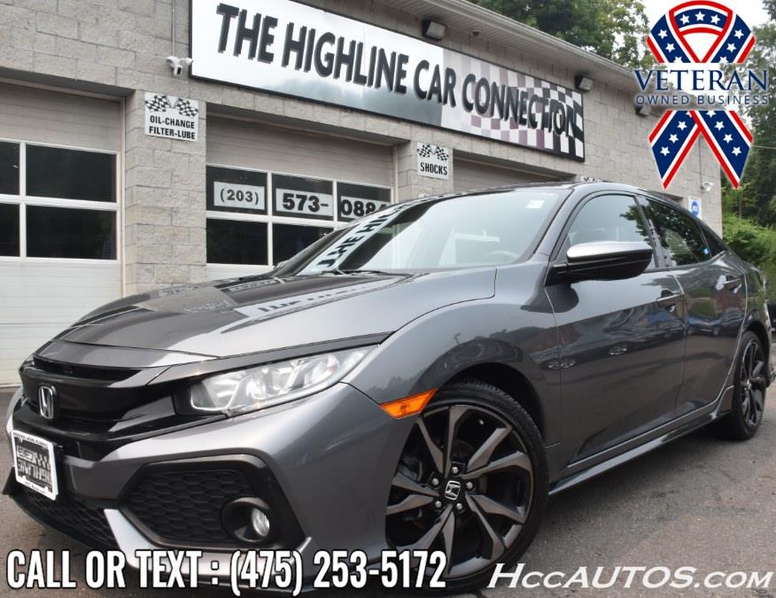 Used Honda Civic Hatchback Sport CVT 2018 | Highline Car Connection. Waterbury, Connecticut Used Honda Civic Hatchback Sport CVT 2018 | Highline Car Connection. Waterbury, Connecticut