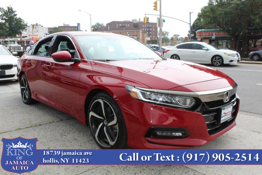 2018 Honda Accord Sedan Sport 1.5T CVT, available for sale in Hollis, New York | King of Jamaica Auto Inc. Hollis, New York 2018 Honda Accord Sedan Sport 1.5T CVT, available for sale in Hollis, New York | King of Jamaica Auto Inc. Hollis, New York