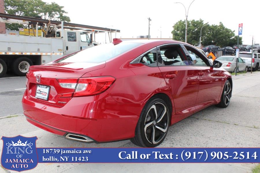 2018 Honda Accord Sedan Sport 1.5T CVT, available for sale in Hollis, New York | King of Jamaica Auto Inc. Hollis, New York 2018 Honda Accord Sedan Sport 1.5T CVT, available for sale in Hollis, New York | King of Jamaica Auto Inc. Hollis, New York