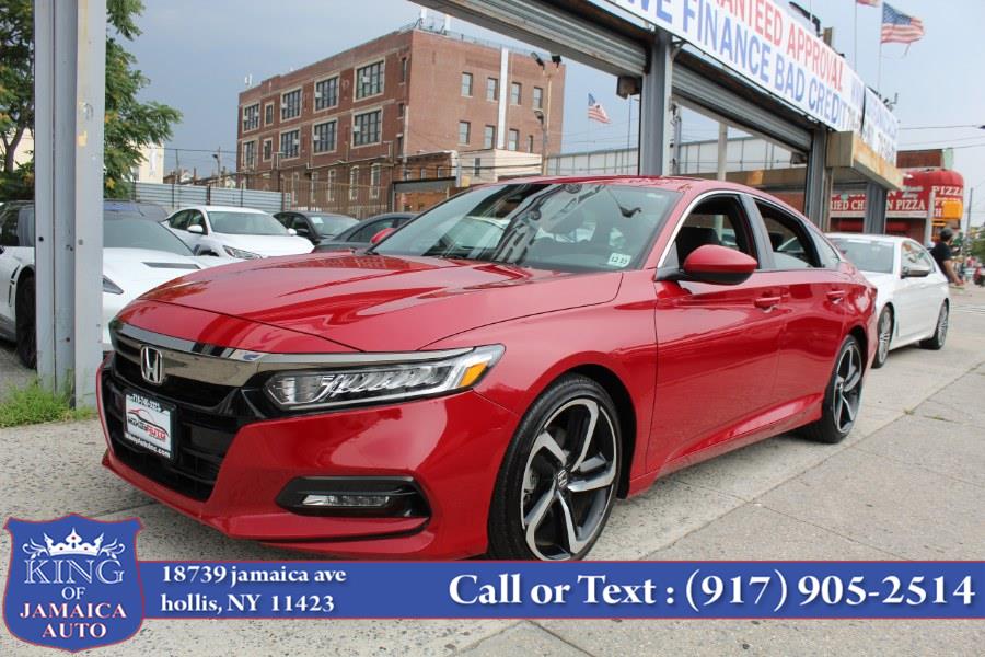 2018 Honda Accord Sedan Sport 1.5T CVT, available for sale in Hollis, New York | King of Jamaica Auto Inc. Hollis, New York 2018 Honda Accord Sedan Sport 1.5T CVT, available for sale in Hollis, New York | King of Jamaica Auto Inc. Hollis, New York