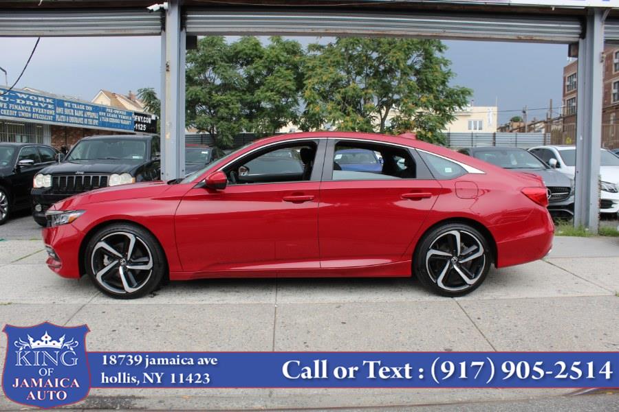 2018 Honda Accord Sedan Sport 1.5T CVT, available for sale in Hollis, New York | King of Jamaica Auto Inc. Hollis, New York 2018 Honda Accord Sedan Sport 1.5T CVT, available for sale in Hollis, New York | King of Jamaica Auto Inc. Hollis, New York