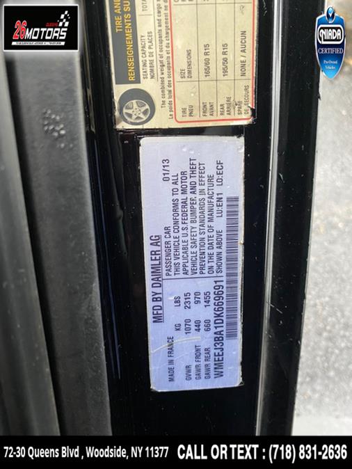 Used Smart fortwo 2dr Cpe Pure 2013 | 26 Motors Queens. Woodside, New York Used Smart fortwo 2dr Cpe Pure 2013 | 26 Motors Queens. Woodside, New York