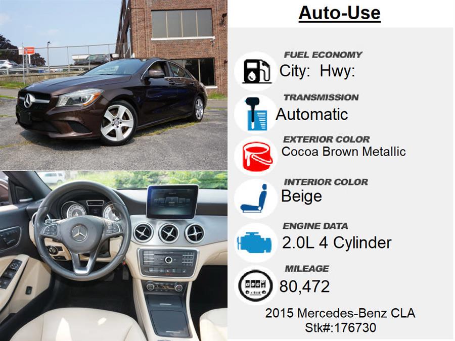 Used Mercedes-benz Cla CLA 250 4MATIC 2015 | Autouse. Andover, Massachusetts Used Mercedes-benz Cla CLA 250 4MATIC 2015 | Autouse. Andover, Massachusetts