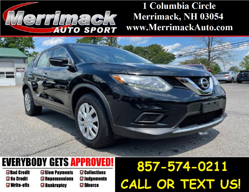 2015 Nissan Rogue AWD 4dr S, available for sale in Merrimack, New Hampshire | Merrimack Autosport. Merrimack, New Hampshire