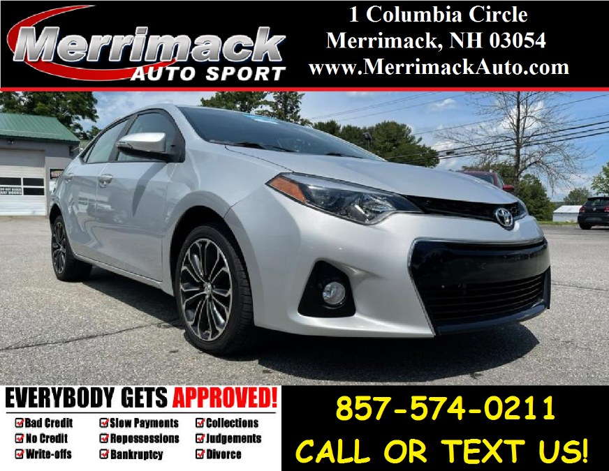 2015 Toyota Corolla 4dr Sdn CVT S Plus (Natl), available for sale in Merrimack, New Hampshire | Merrimack Autosport. Merrimack, New Hampshire 2015 Toyota Corolla 4dr Sdn CVT S Plus (Natl), available for sale in Merrimack, New Hampshire | Merrimack Autosport. Merrimack, New Hampshire
