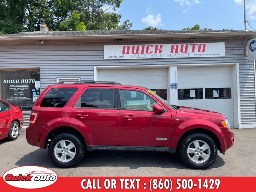 Used Ford Escape 4WD 4dr V6 Auto Limited 2008 | Quick Auto LLC. Bristol, Connecticut Used Ford Escape 4WD 4dr V6 Auto Limited 2008 | Quick Auto LLC. Bristol, Connecticut