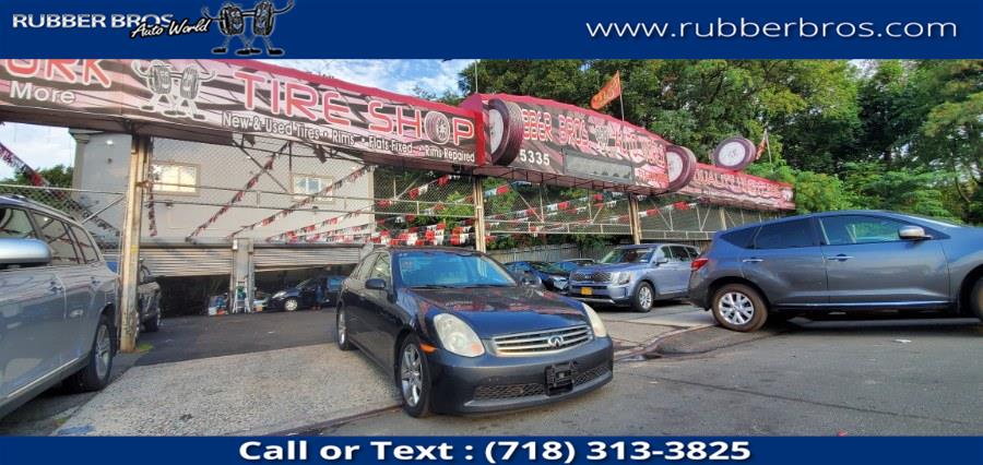 Used Infiniti G35 Sedan G35x 4dr Sdn AWD Auto 2006 | Rubber Bros Auto World. Brooklyn, New York Used Infiniti G35 Sedan G35x 4dr Sdn AWD Auto 2006 | Rubber Bros Auto World. Brooklyn, New York