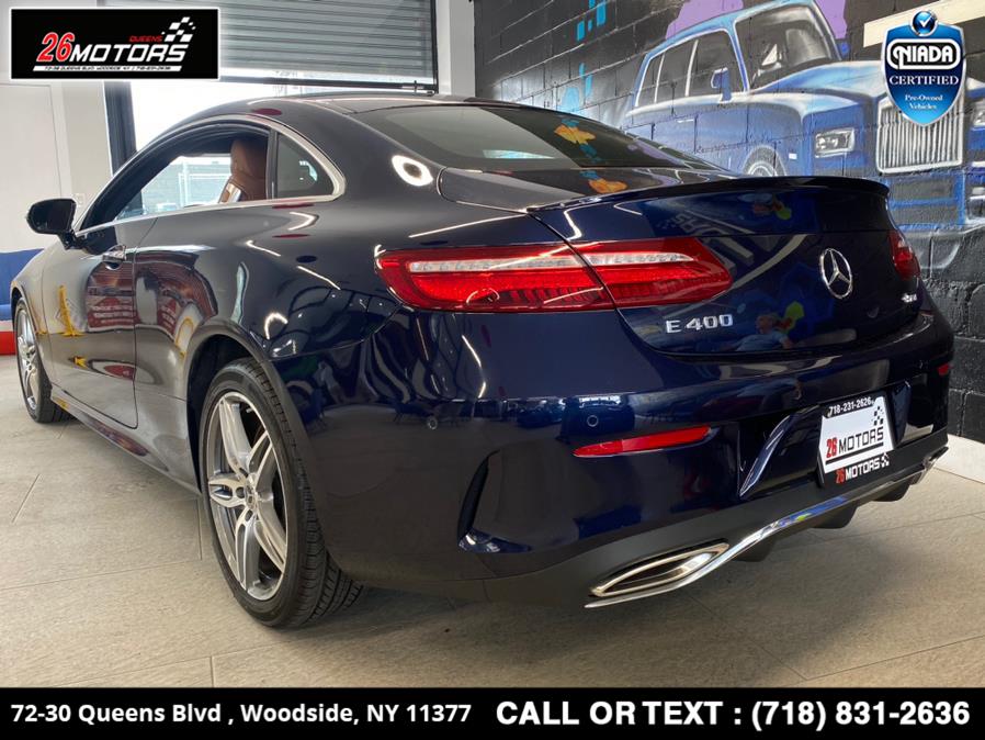 Used Mercedes-Benz E-Class E 400 4MATIC Coupe 2018 | 26 Motors Queens. Woodside, New York Used Mercedes-Benz E-Class E 400 4MATIC Coupe 2018 | 26 Motors Queens. Woodside, New York