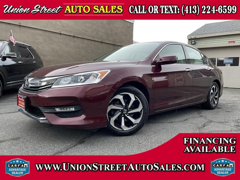 2016 Honda Accord Sedan 4dr V6 Auto EX-L, available for sale in West Springfield, Massachusetts | Union Street Auto Sales. West Springfield, Massachusetts