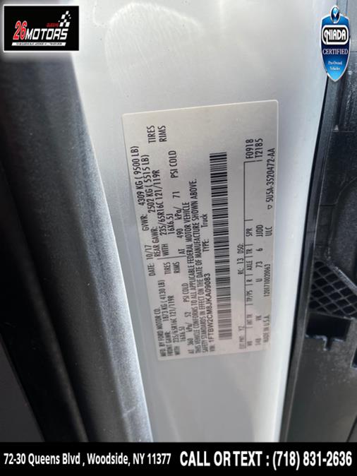 Used Ford Transit Van T-350 148" Med Rf 9500 GVWR Sliding RH Dr 2018 | 26 Motors Queens. Woodside, New York Used Ford Transit Van T-350 148" Med Rf 9500 GVWR Sliding RH Dr 2018 | 26 Motors Queens. Woodside, New York