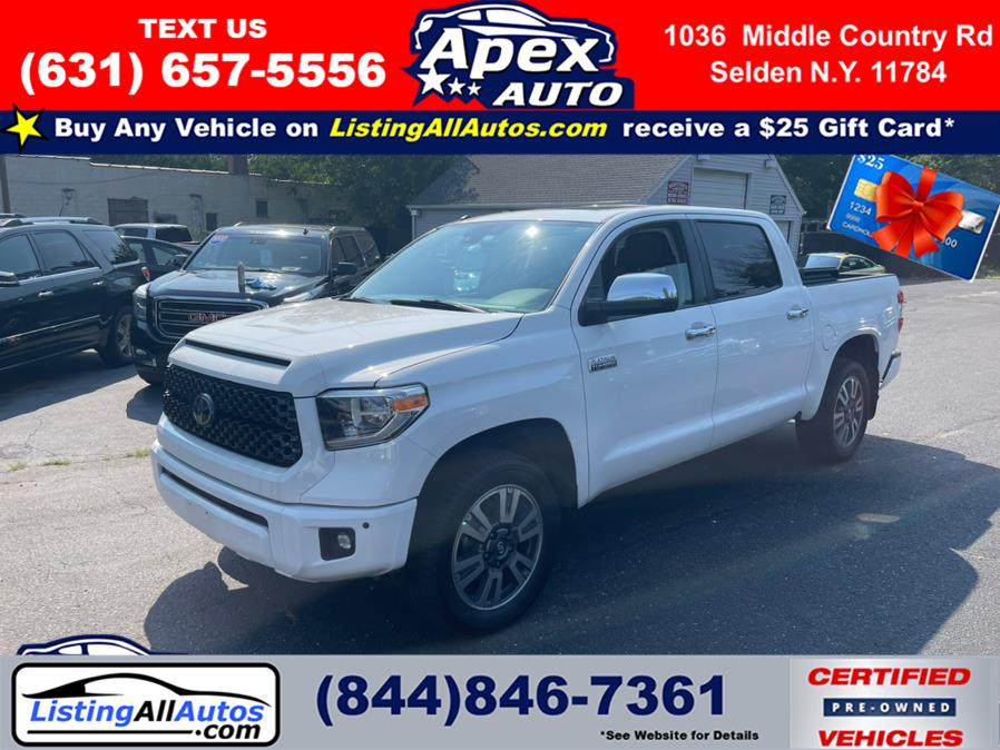 Used Toyota Tundra 4WD Platinum CrewMax 5.5'' Bed 5.7L (Natl) 2018 | www.ListingAllAutos.com. Patchogue, New York