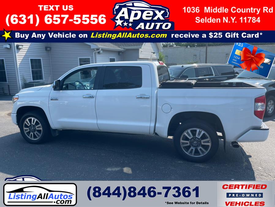 Used Toyota Tundra 4WD Platinum CrewMax 5.5'' Bed 5.7L (Natl) 2018 | www.ListingAllAutos.com. Patchogue, New York