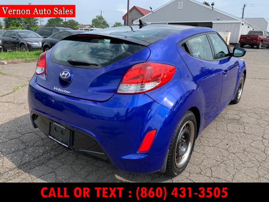 2012 Hyundai Veloster 3dr Cpe Auto w/Gray Int, available for sale in Manchester, Connecticut | Vernon Auto Sale & Service. Manchester, Connecticut 2012 Hyundai Veloster 3dr Cpe Auto w/Gray Int, available for sale in Manchester, Connecticut | Vernon Auto Sale & Service. Manchester, Connecticut