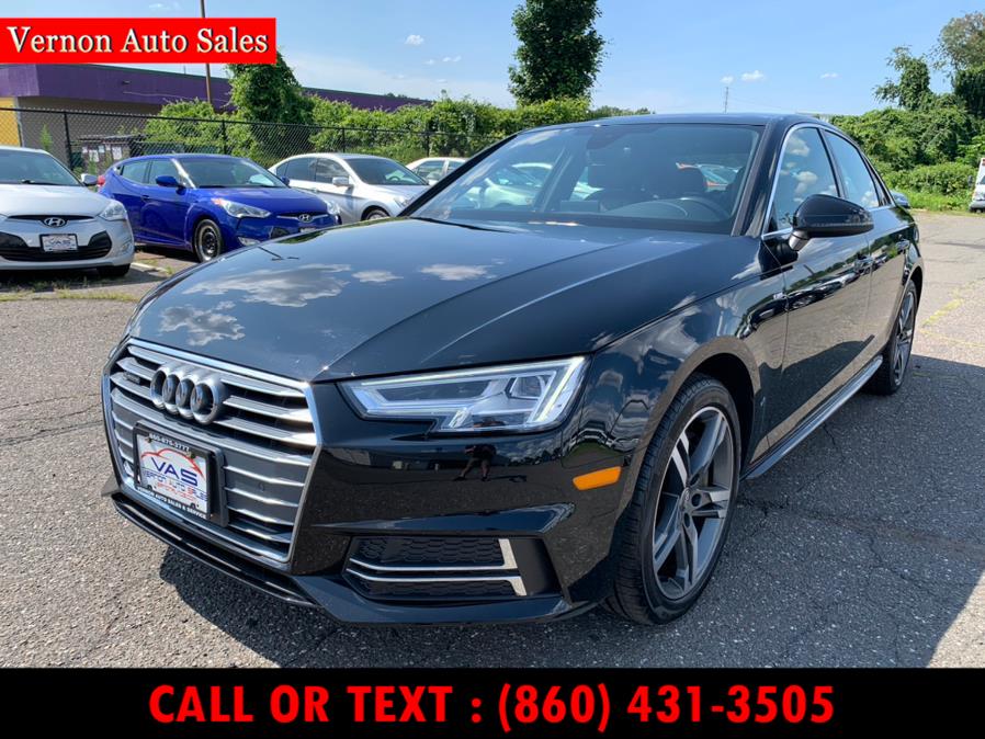 2018 Audi A4 2.0 TFSI Tech Premium Plus S Tronic quattro AWD, available for sale in Manchester, Connecticut | Vernon Auto Sale & Service. Manchester, Connecticut