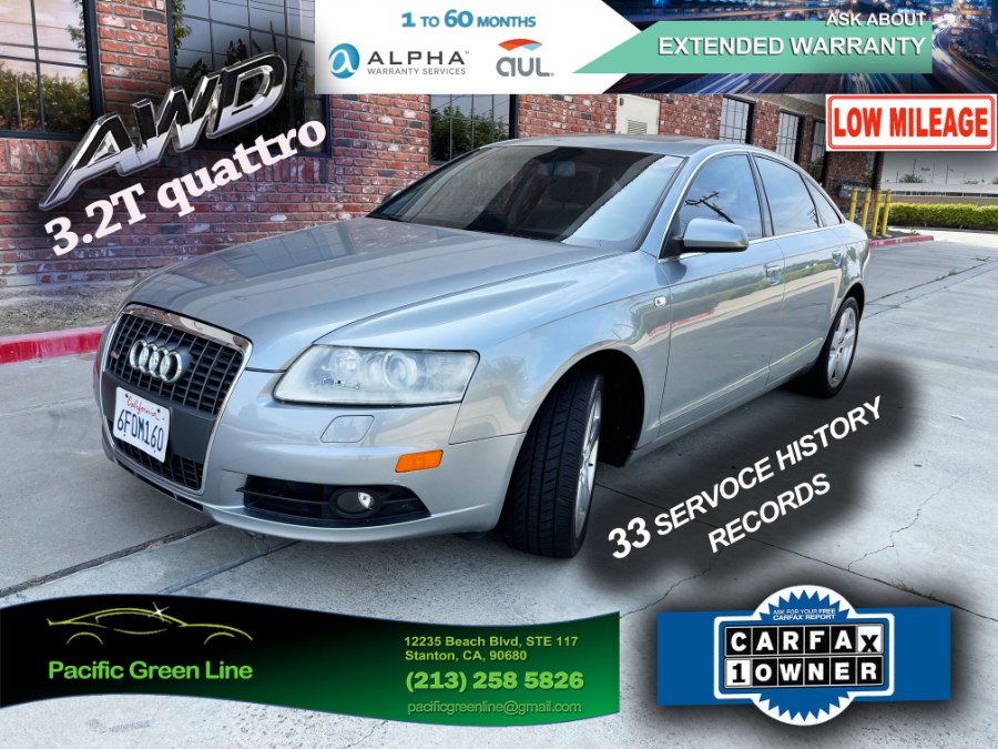 Used Audi A6 4dr Sdn 3.2L quattro *Ltd Avail* 2008 | Pacific Green Line. Stanton, California Used Audi A6 4dr Sdn 3.2L quattro *Ltd Avail* 2008 | Pacific Green Line. Stanton, California