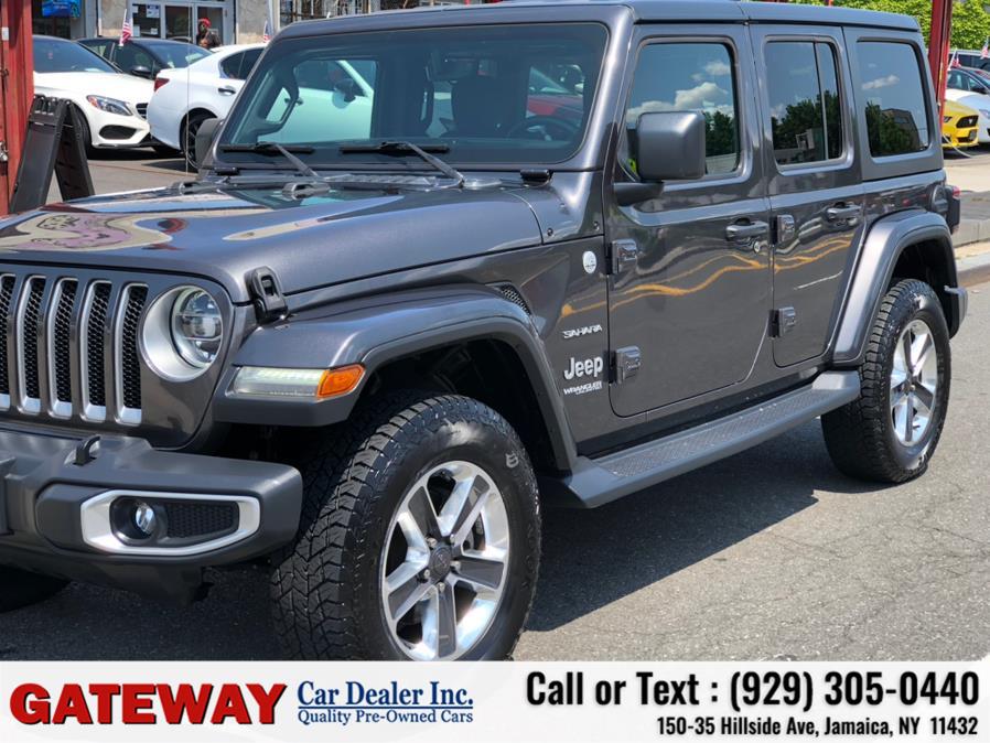 2018 Jeep Wrangler Unlimited Sahara 4x4, available for sale in Jamaica, New York | Gateway Car Dealer Inc. Jamaica, New York 2018 Jeep Wrangler Unlimited Sahara 4x4, available for sale in Jamaica, New York | Gateway Car Dealer Inc. Jamaica, New York