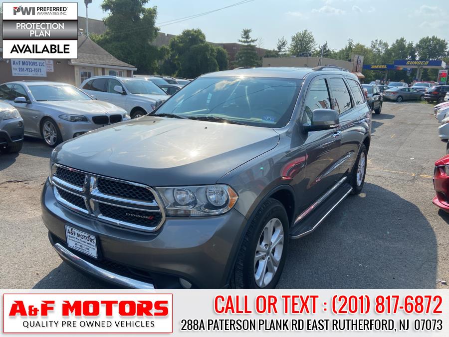 2013 Dodge Durango AWD 4dr Crew, available for sale in East Rutherford, New Jersey | A&F Motors LLC. East Rutherford, New Jersey