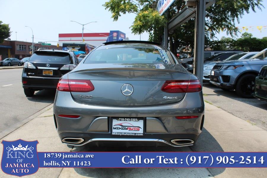Used Mercedes-Benz E-Class E 400 4MATIC Coupe 2018 | King of Jamaica Auto Inc. Hollis, New York Used Mercedes-Benz E-Class E 400 4MATIC Coupe 2018 | King of Jamaica Auto Inc. Hollis, New York
