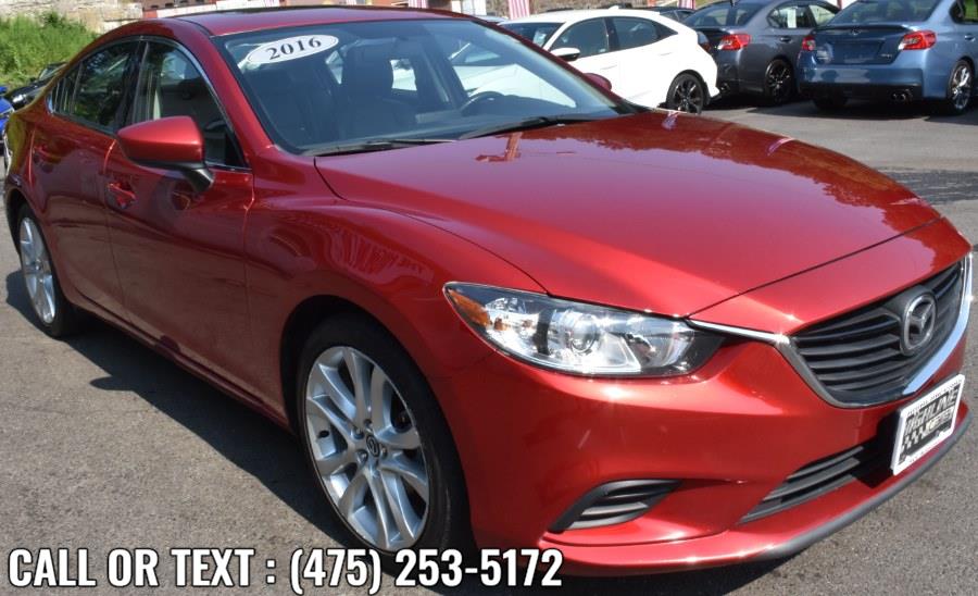 2016 Mazda Mazda6 4dr Sdn Auto i Touring, available for sale in Waterbury, Connecticut | Highline Car Connection. Waterbury, Connecticut 2016 Mazda Mazda6 4dr Sdn Auto i Touring, available for sale in Waterbury, Connecticut | Highline Car Connection. Waterbury, Connecticut