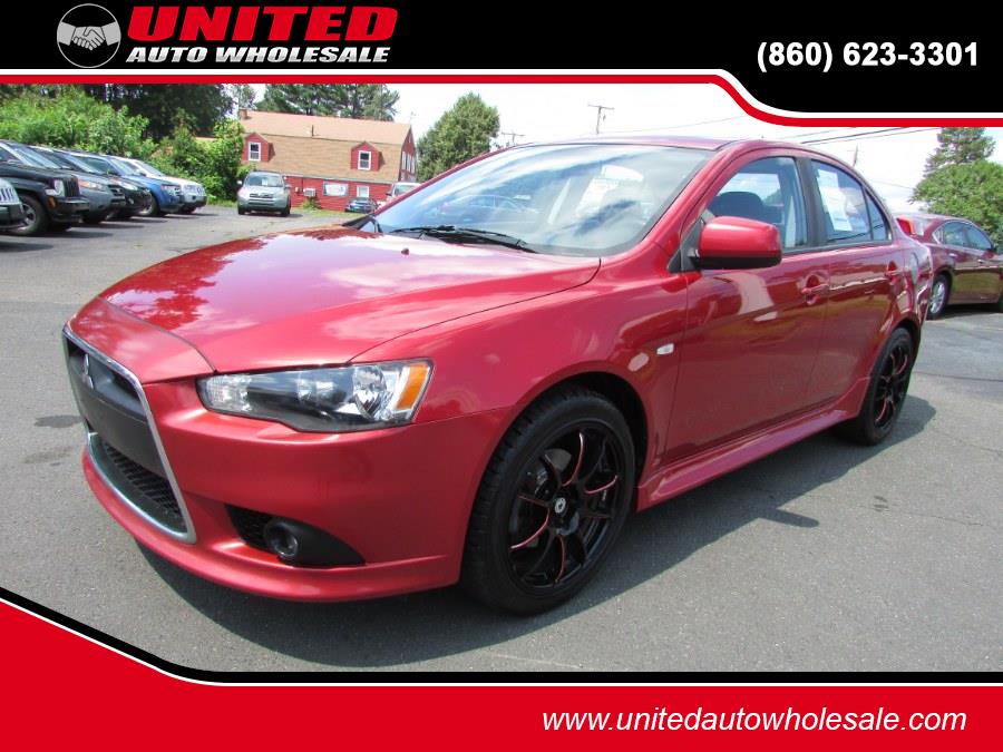 2014 Mitsubishi Lancer 4dr Sdn Man GT FWD, available for sale in East Windsor, Connecticut | United Auto Sales of E Windsor, Inc. East Windsor, Connecticut