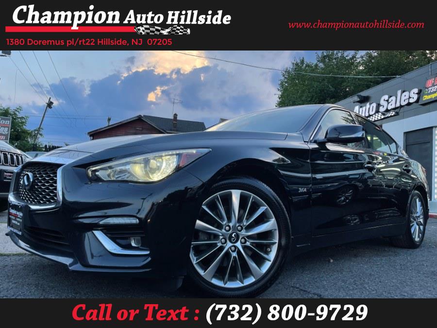 2018 INFINITI Q50 3.0t LUXE AWD, available for sale in Hillside, New Jersey | Champion Auto Sales. Hillside, New Jersey