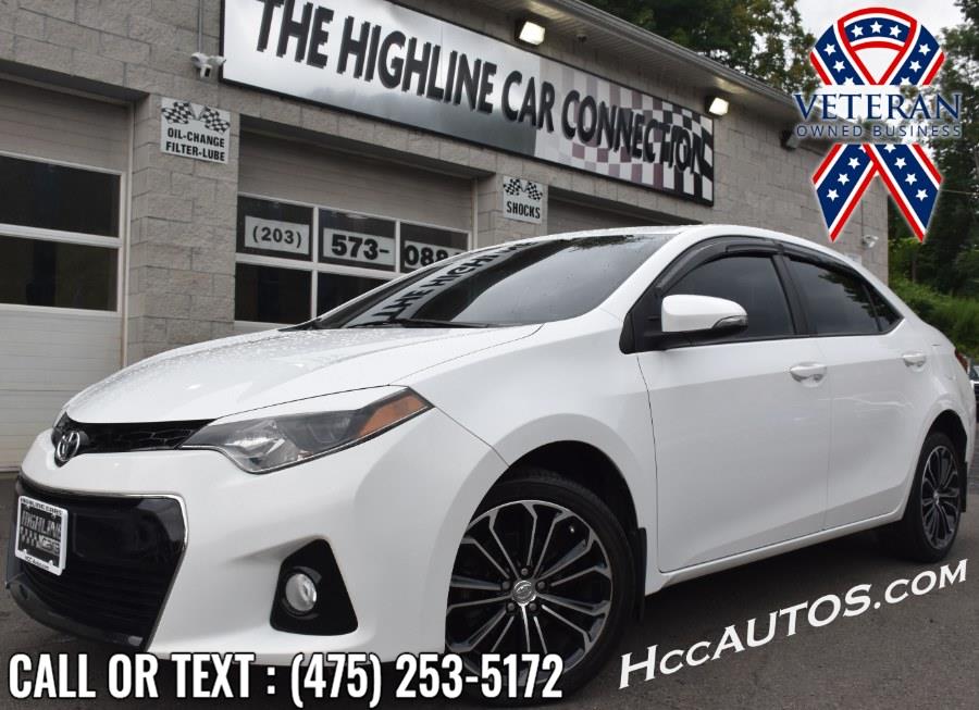 2016 Toyota Corolla 4dr Sdn CVT S Plus, available for sale in Waterbury, Connecticut | Highline Car Connection. Waterbury, Connecticut