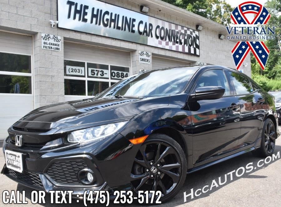 2018 Honda Civic Hatchback Sport CVT, available for sale in Waterbury, Connecticut | Highline Car Connection. Waterbury, Connecticut