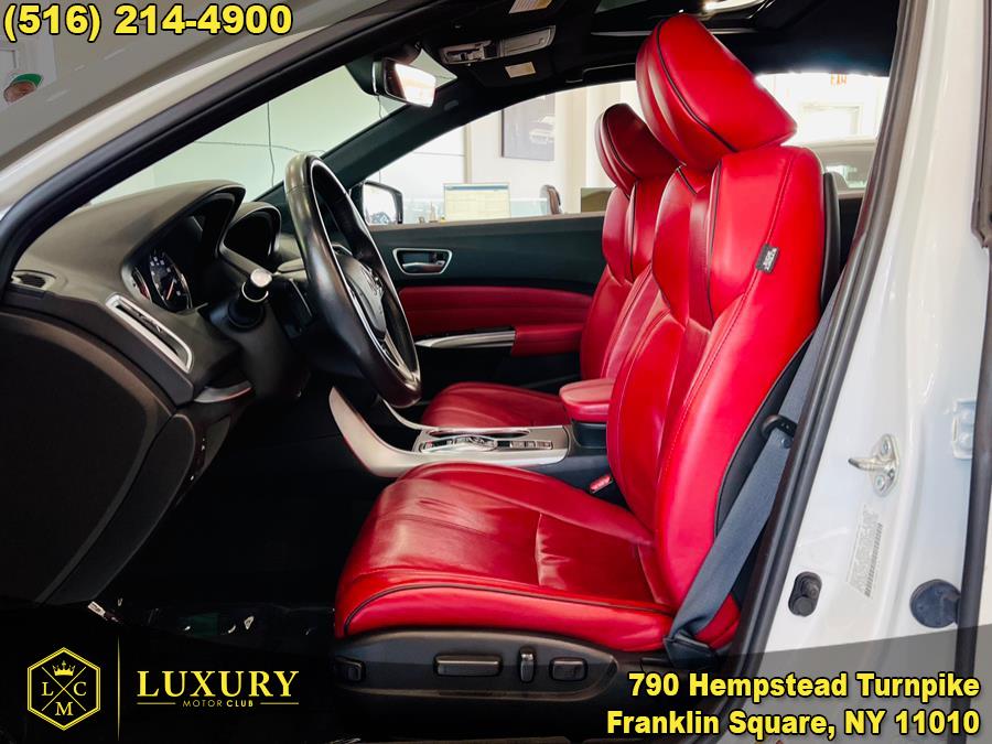 2019 Acura TLX 3.5L SH-AWD w/A-Spec Pkg Red Leather, available for sale in Franklin Square, New York | Luxury Motor Club. Franklin Square, New York