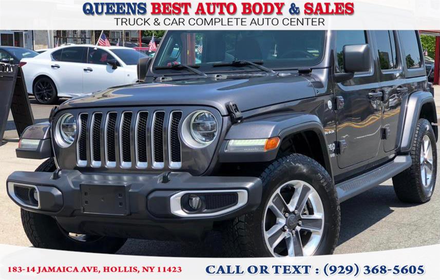 2018 Jeep Wrangler Unlimited Sahara 4x4, available for sale in Hollis, New York | Queens Best Auto Body / Sales. Hollis, New York 2018 Jeep Wrangler Unlimited Sahara 4x4, available for sale in Hollis, New York | Queens Best Auto Body / Sales. Hollis, New York