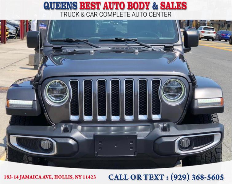 2018 Jeep Wrangler Unlimited Sahara 4x4, available for sale in Hollis, New York | Queens Best Auto Body / Sales. Hollis, New York