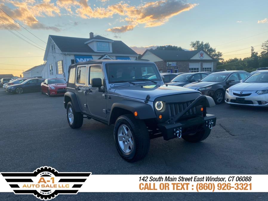 2018 Jeep Wrangler JK Unlimited Sport S 4x4, available for sale in East Windsor, Connecticut | A1 Auto Sale LLC. East Windsor, Connecticut 2018 Jeep Wrangler JK Unlimited Sport S 4x4, available for sale in East Windsor, Connecticut | A1 Auto Sale LLC. East Windsor, Connecticut
