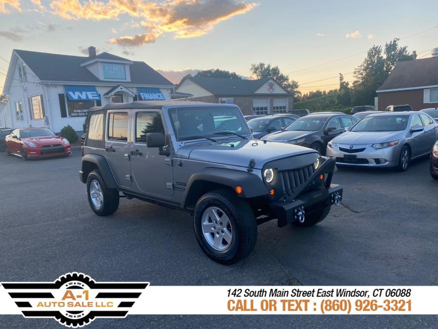 2018 Jeep Wrangler JK Unlimited Sport S 4x4, available for sale in East Windsor, Connecticut | A1 Auto Sale LLC. East Windsor, Connecticut 2018 Jeep Wrangler JK Unlimited Sport S 4x4, available for sale in East Windsor, Connecticut | A1 Auto Sale LLC. East Windsor, Connecticut