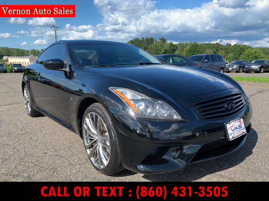 2014 INFINITI Q60 Coupe 2dr Auto AWD, available for sale in Manchester, Connecticut | Vernon Auto Sale & Service. Manchester, Connecticut 2014 INFINITI Q60 Coupe 2dr Auto AWD, available for sale in Manchester, Connecticut | Vernon Auto Sale & Service. Manchester, Connecticut