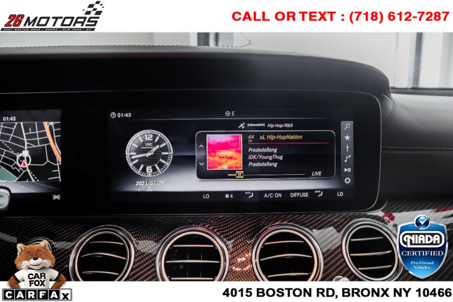 Used Mercedes-Benz E-Class AMG E 63 S 4MATIC Sedan 2018 | 26 Motors Corp. Bronx, New York Used Mercedes-Benz E-Class AMG E 63 S 4MATIC Sedan 2018 | 26 Motors Corp. Bronx, New York