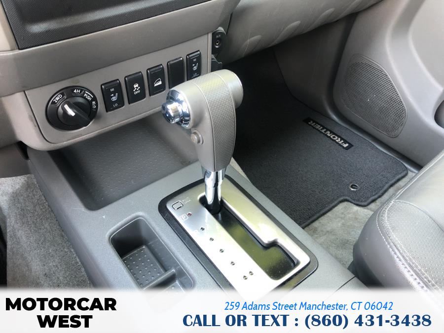 2012 Nissan Frontier 4WD Crew Cab SL, available for sale in Manchester, Connecticut | Motorcar West. Manchester, Connecticut 2012 Nissan Frontier 4WD Crew Cab SL, available for sale in Manchester, Connecticut | Motorcar West. Manchester, Connecticut