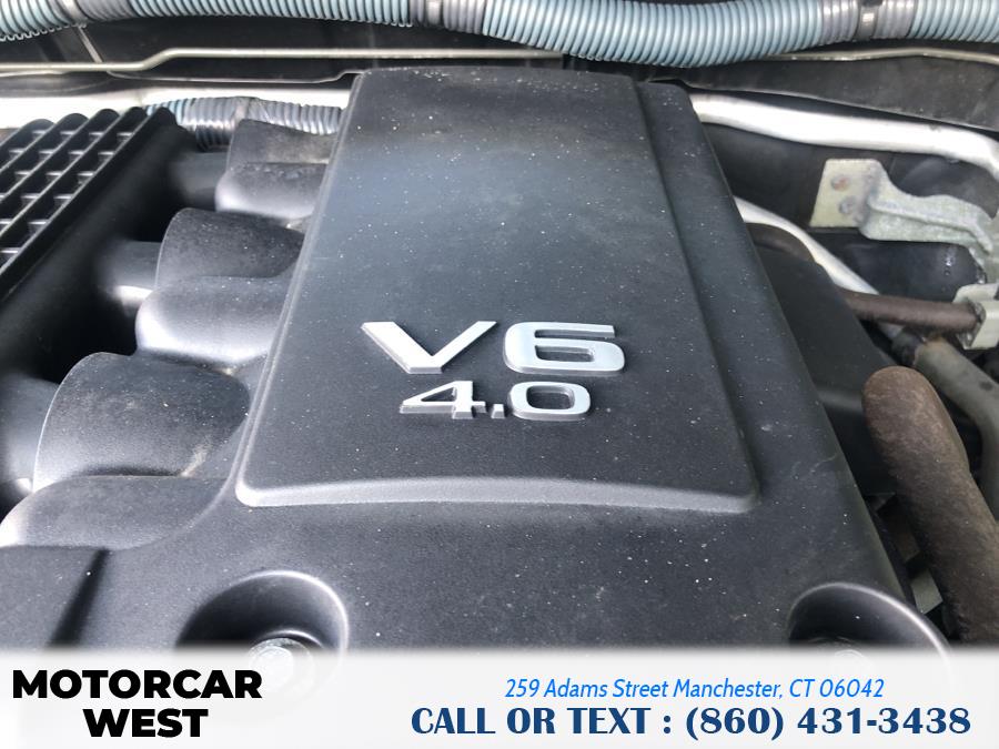 2012 Nissan Frontier 4WD Crew Cab SL, available for sale in Manchester, Connecticut | Motorcar West. Manchester, Connecticut 2012 Nissan Frontier 4WD Crew Cab SL, available for sale in Manchester, Connecticut | Motorcar West. Manchester, Connecticut