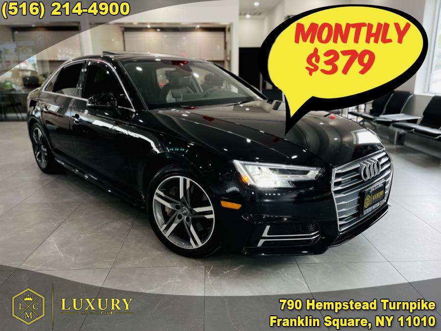 2018 Audi A4 2.0 TFSI Tech Premium Plus S Tronic quattro AWD, available for sale in Franklin Square, New York | Luxury Motor Club. Franklin Square, New York