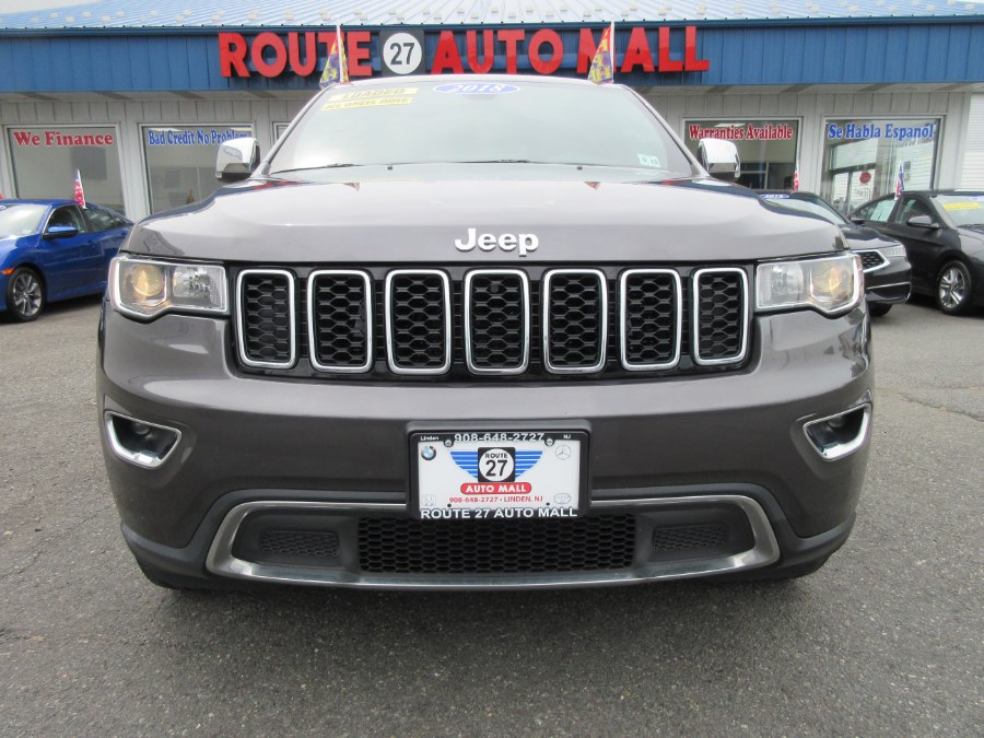 2018 Jeep Grand Cherokee Limited 4x4, available for sale in Linden, New Jersey | Route 27 Auto Mall. Linden, New Jersey 2018 Jeep Grand Cherokee Limited 4x4, available for sale in Linden, New Jersey | Route 27 Auto Mall. Linden, New Jersey
