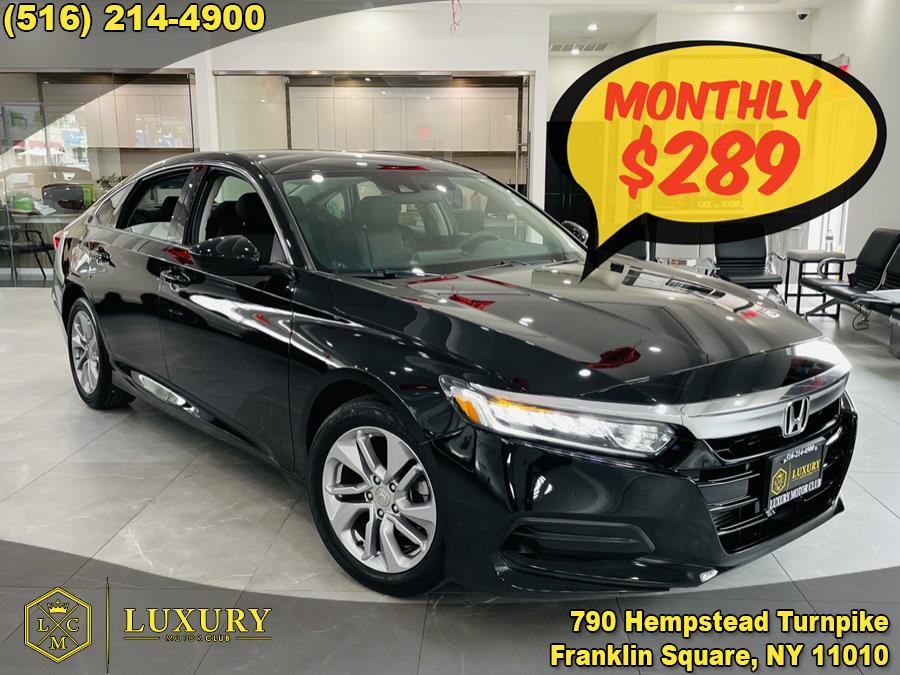 2018 Honda Accord Sedan LX 1.5T CVT, available for sale in Franklin Square, New York | Luxury Motor Club. Franklin Square, New York