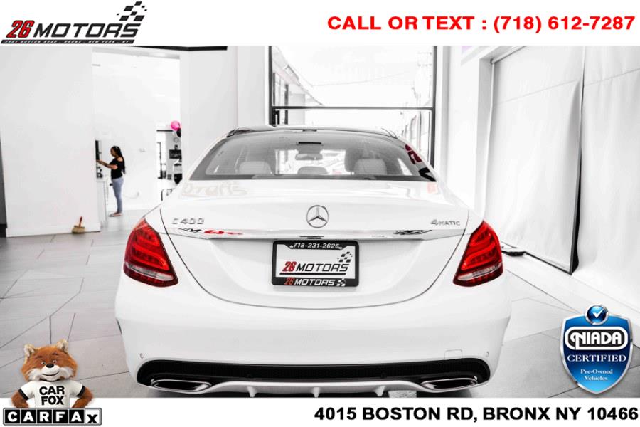 Used Mercedes-Benz C-Class 4dr Sdn C 400 4MATIC 2015 | 26 Motors Corp. Bronx, New York Used Mercedes-Benz C-Class 4dr Sdn C 400 4MATIC 2015 | 26 Motors Corp. Bronx, New York