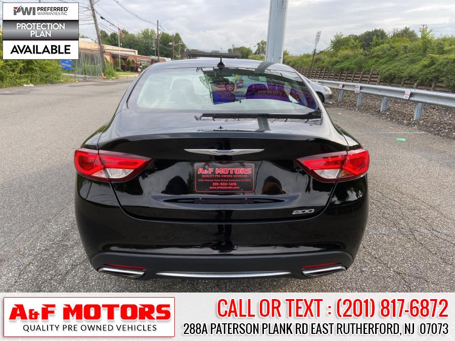 2016 Chrysler 200 4dr Sdn Limited FWD, available for sale in East Rutherford, New Jersey | A&F Motors LLC. East Rutherford, New Jersey 2016 Chrysler 200 4dr Sdn Limited FWD, available for sale in East Rutherford, New Jersey | A&F Motors LLC. East Rutherford, New Jersey