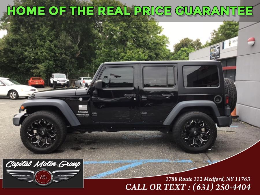 Used Jeep Wrangler Unlimited 4WD 4dr Sport 2016 | Capital Motor Group Inc. Medford, New York Used Jeep Wrangler Unlimited 4WD 4dr Sport 2016 | Capital Motor Group Inc. Medford, New York