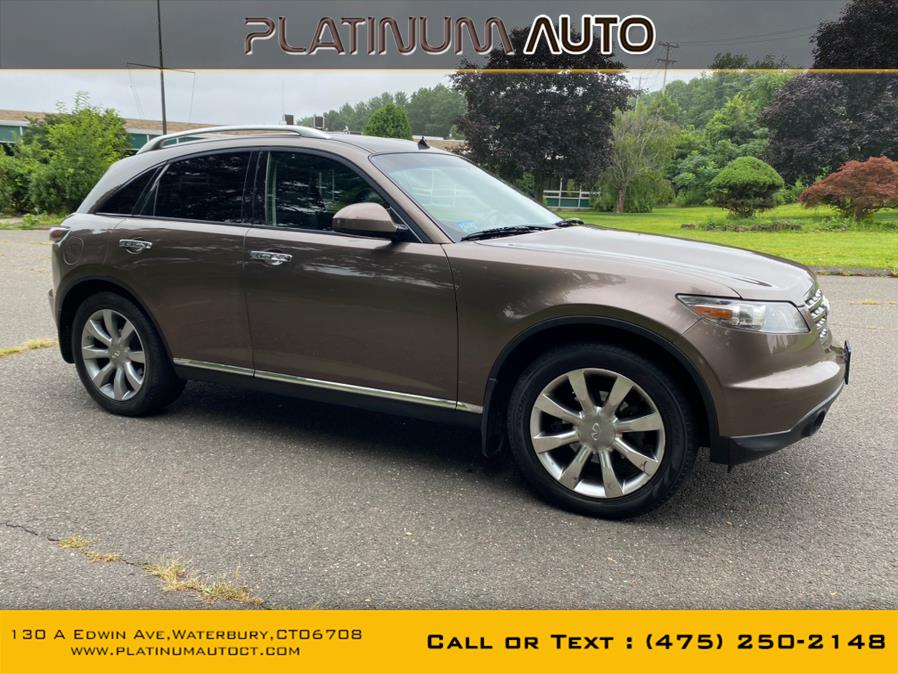 2007 Infiniti FX35 4dr AWD, available for sale in Waterbury, Connecticut | Platinum Auto Care. Waterbury, Connecticut 2007 Infiniti FX35 4dr AWD, available for sale in Waterbury, Connecticut | Platinum Auto Care. Waterbury, Connecticut